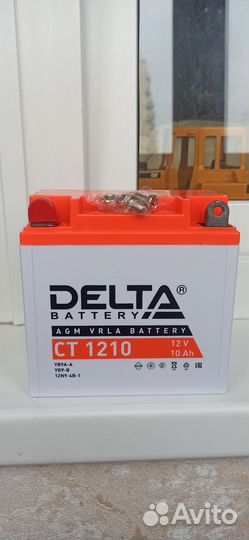 Мото аккумулятор Delta CT 1210