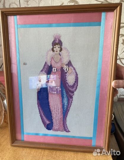 Картина вышитая крестом