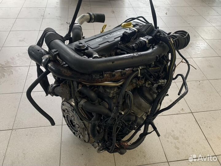 Y17DT Двигатель в сборе Opel Astra 2002 1.7 дизель