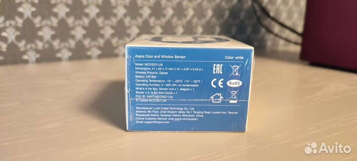 Aqara датчик открытия двери окна