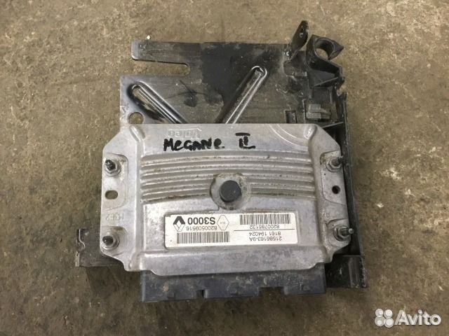 Блок управления двигателем Рено Меган 2 2002-2009г