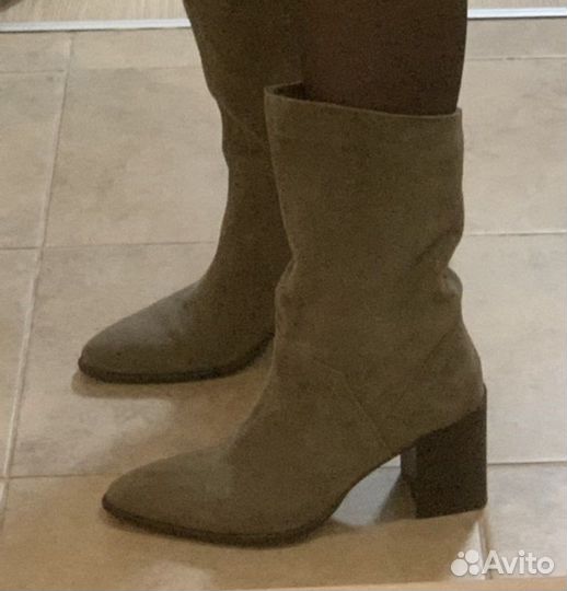 Ботильоны,казаки Zara женские 36 р, новые