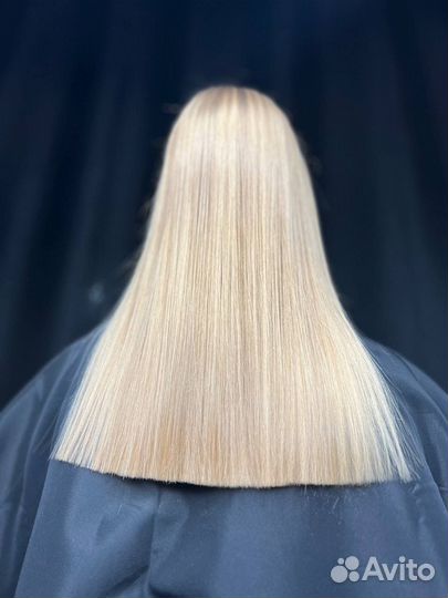 Кератиновое выпрямление, ботокс, шлифовка волос