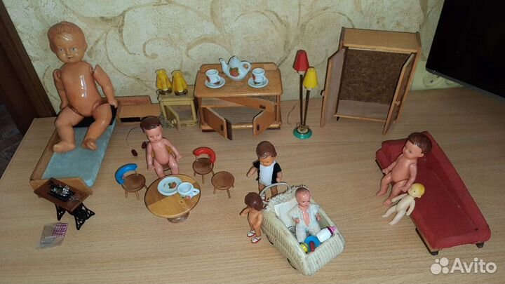 Мебель для кукол гдр, пупс, пупсик гдр