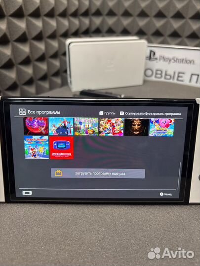 Nintendo switch oled чип + 256гб + 37 игр