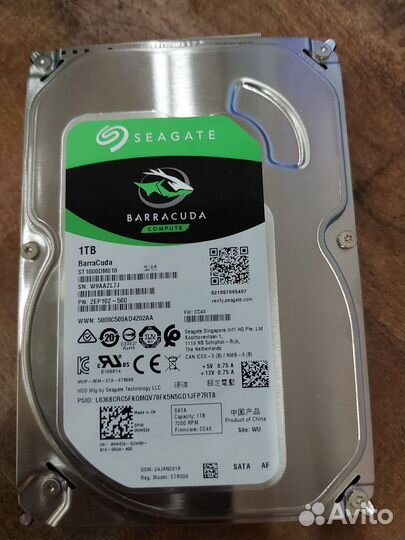 Жесткий диск 3.5 - 1 Tb