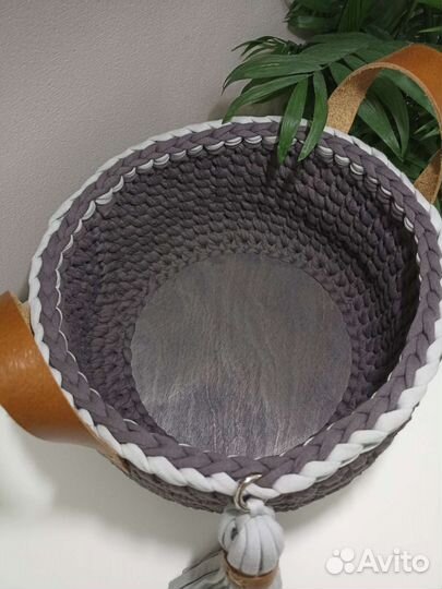 Корзина для хранения из трикотажной пряжи