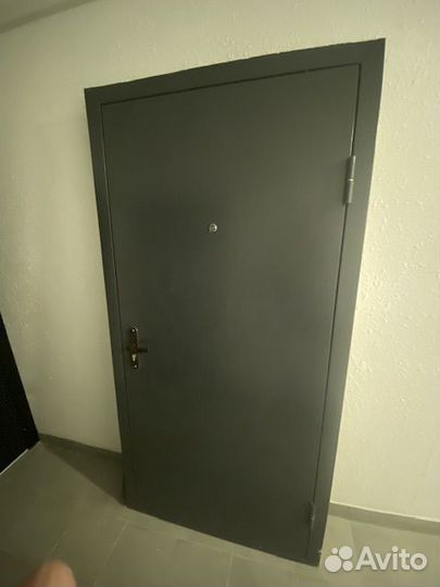 Дверь входная металлическая от застройщика