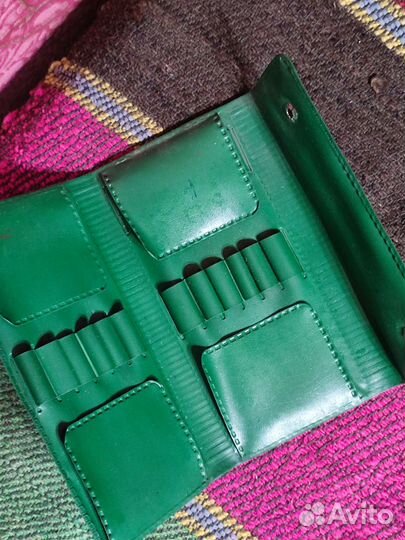 Кожаный пенал