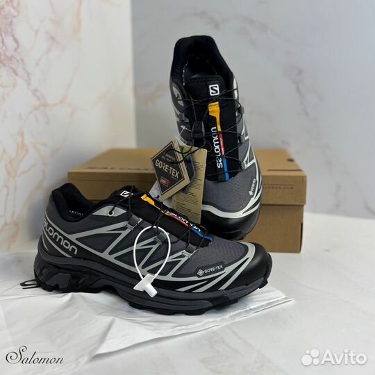 Кроссовки Salomon xt 6 gore tex термо зимние
