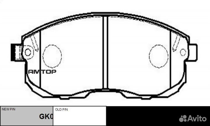 CTR CKN-15 Колодки тормозные дисковые (нов арт GK0