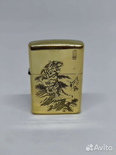 Zippo armor DIY зажигалка тигр