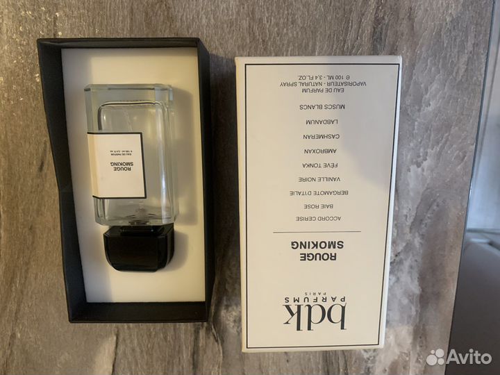 Флакон и футляр BDK Rouge smoking + Jo Malone