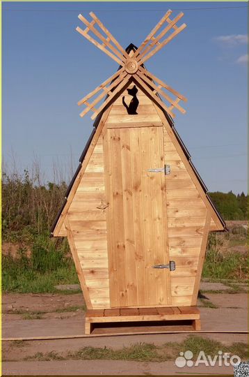 Дачный туалет с установкой ART128