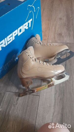 Коньки Risport royal super 25,0 лезвия Gold Seal