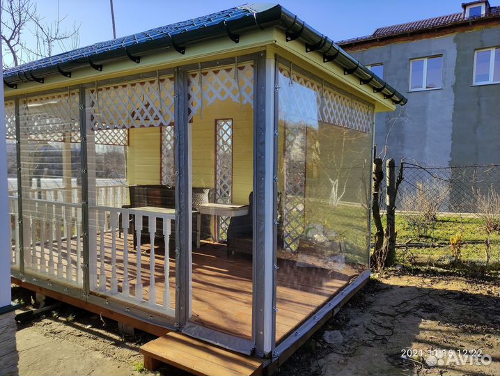 Мягкие окна под ключ