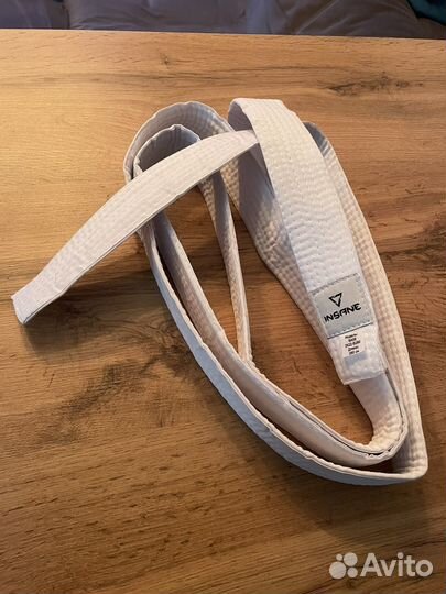 Белый пояс для тхэквондо