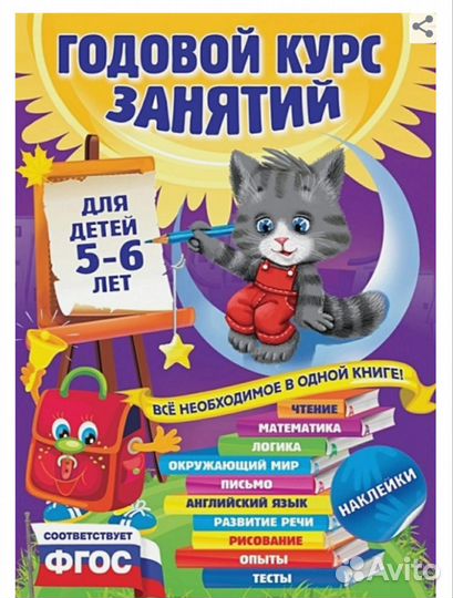 Годовой курс занятий: для детей 5-6 лет