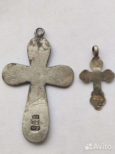 Старинные крестики, серебро