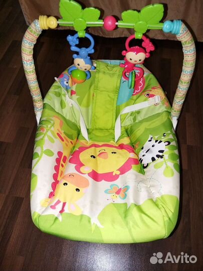 Шезлонг детский fisher-price