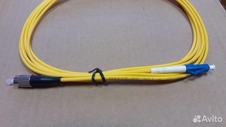 Патчкорд оптический LC/UPC-FC/UPC, SM, 3,0 мм, 3 м