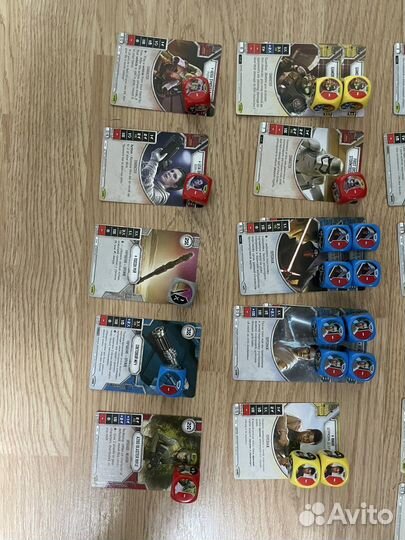 Продаю карты и кубы star wars destiny