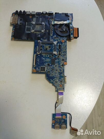 Материнская плата с процессором и памятью HP DV6