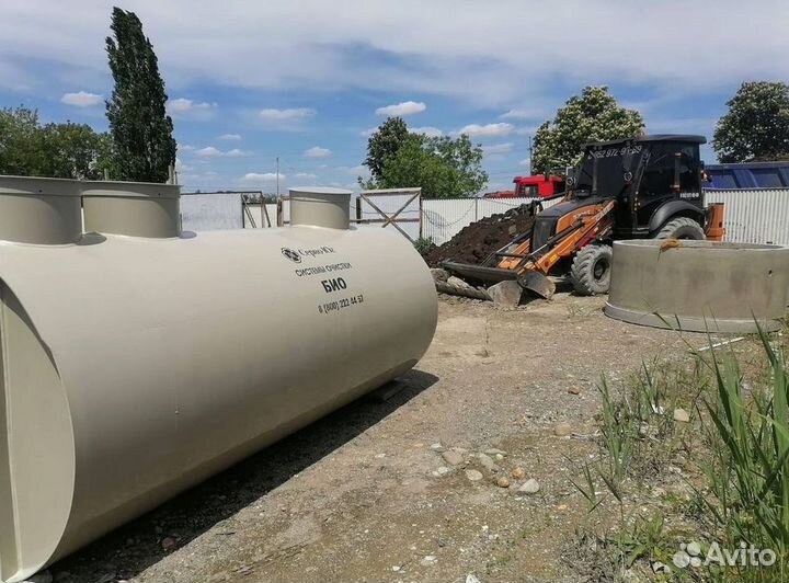 Установка канализации септик под ключ