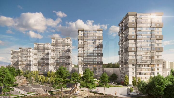 2-к. квартира, 91,4 м², 8/17 эт.