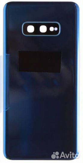 Задняя крышка для Samsung G970 S10e Синяя (со стек