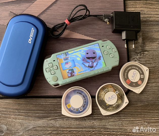 Sony PSP 2006 Mint Green (комплектом)