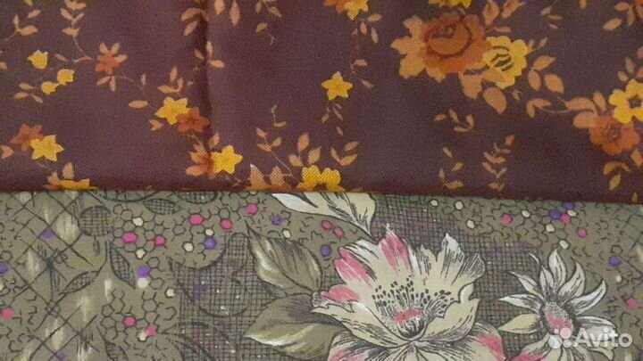 Ткани отрезы советские