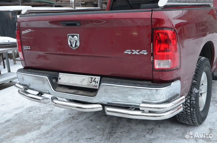 Защита заднего бампера Dodge RAM 1500 Crew Cab