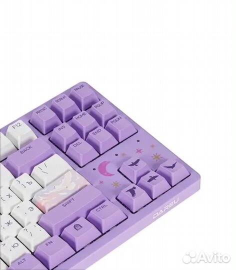 Проводная клавиатура Dareu A87L Dream, фиолетовый