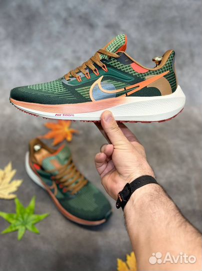 Nike pegasus trail 2 зел-оранж разм. 44