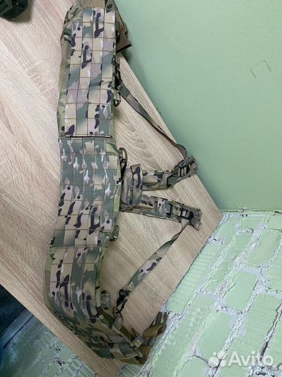 Пояс боевой с лямками ссо / пояс варбелт