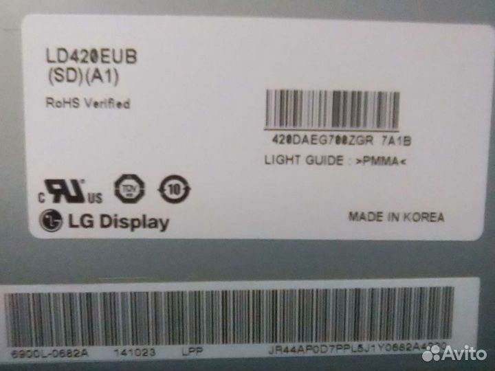 Жидко кристаллическая дисплейная панель (экран )