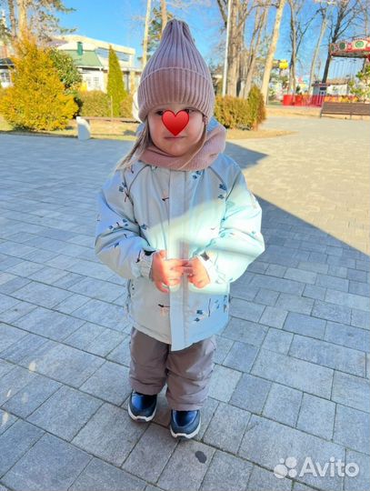 Комплект шапка демисезонная + снуд