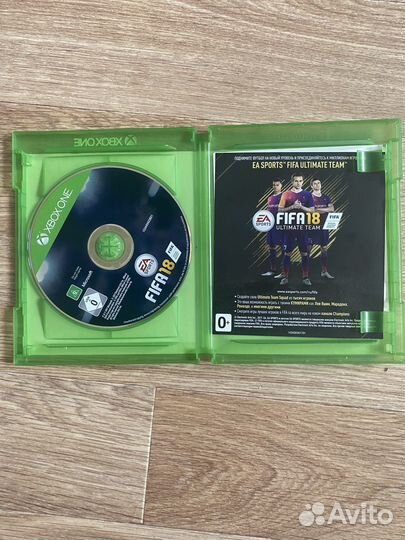 Диск Fifa 18 Xbox one