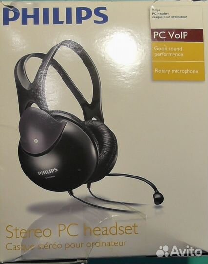 Наушники Philips PC VoIP Stereo SHM1800