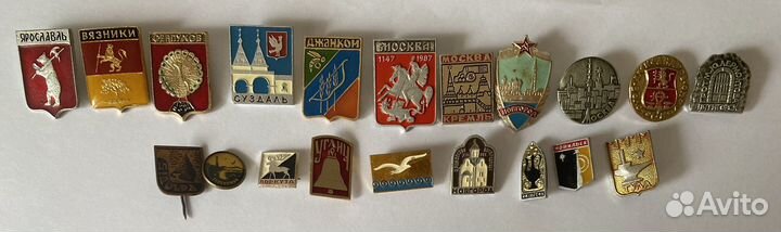 Значки города СССР