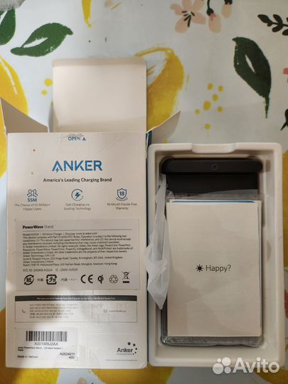 Беспроводное зарядное устройство Anker A2523