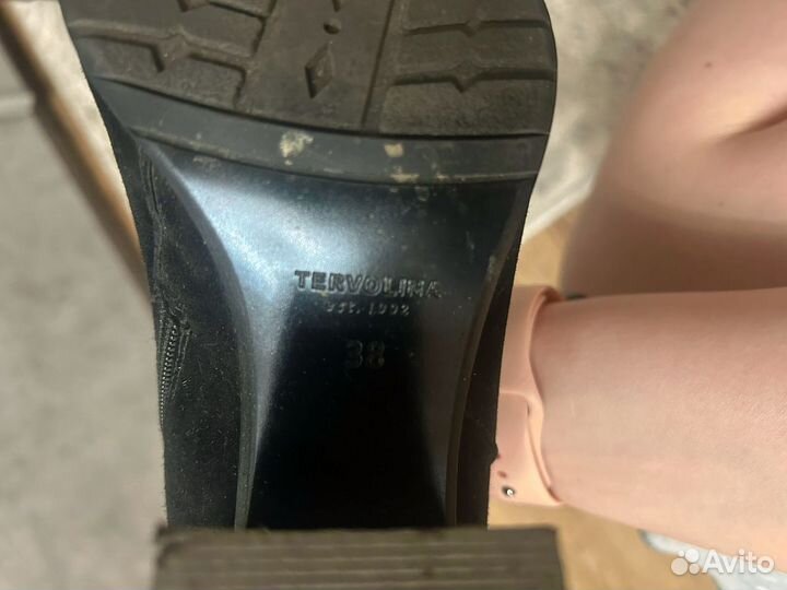 Еврозима сапоги натуральная замша 38 Tervolina