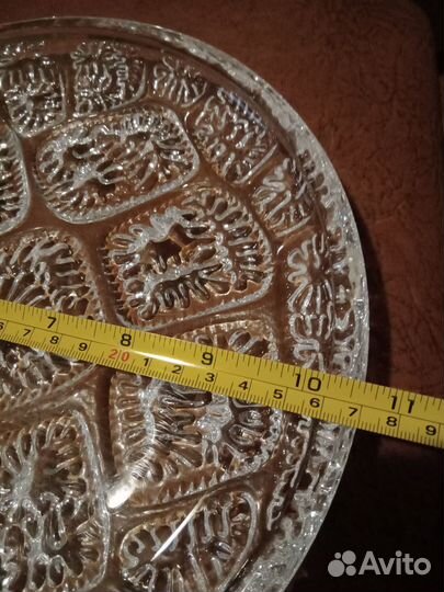 Тарелка большая круглая и овальная