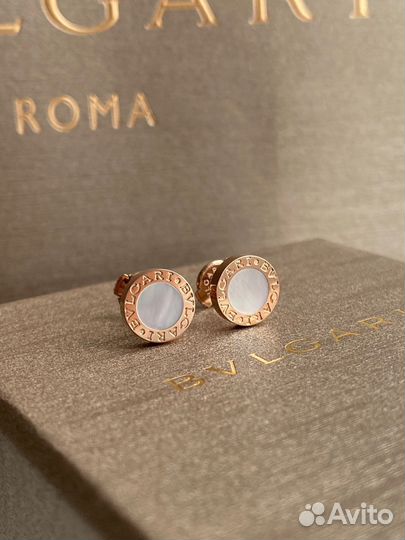 Bvlgari серьги пусеты