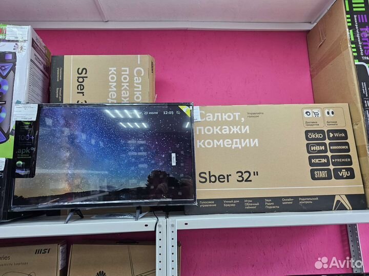 Телевизор sber 32 smart TV