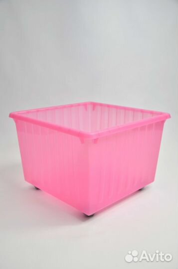 Ящик на колесиках Вессла икеа розовый оригинал