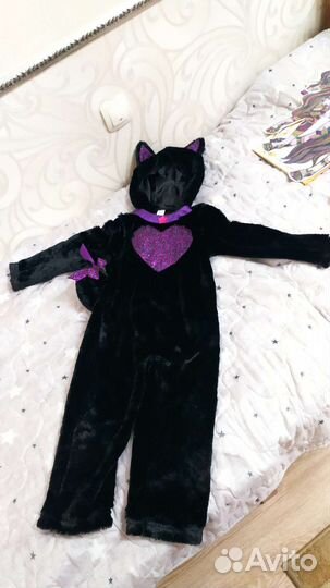 Новогодний костюм для девочки кошка