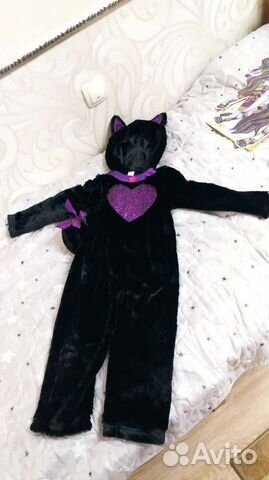 Новогодний костюм для девочки кошка