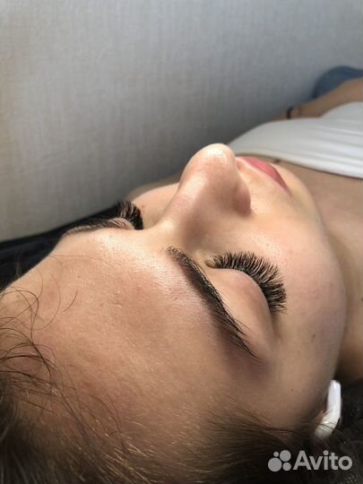 Наращивание ресниц на дому